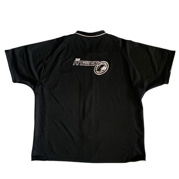 Reebok Mens 2XL Iverson Limited Edition Full Zip Y2K Short Sleeve Shirt Jacket - Picture 2 of 16